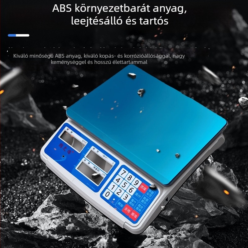 Új digitális számoló mérleg 0,01 g pontossággal, 30 kg kapacitással, asztali elektronikus mérleg otthoni és ipari használatra