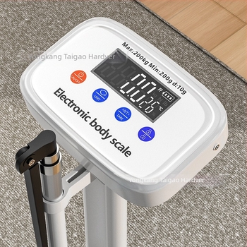 Elektronikus mérleg, TG márka, 200 kg kapacitás, súlymérés, akkumulátoros működés