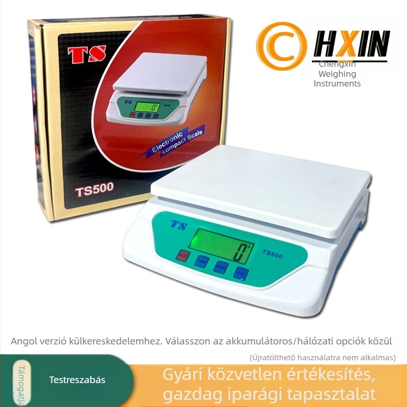 TS500 digitális konyhai mérleg 30 kg / 1 g, pontos mérleg sütéshez, ételekhez, teához és gyógynövényekhez, otthoni használatra