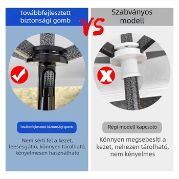 Dőlt szögű árusító stand napernyő, udvarra, UPF50+ UV-védelem, szélálló