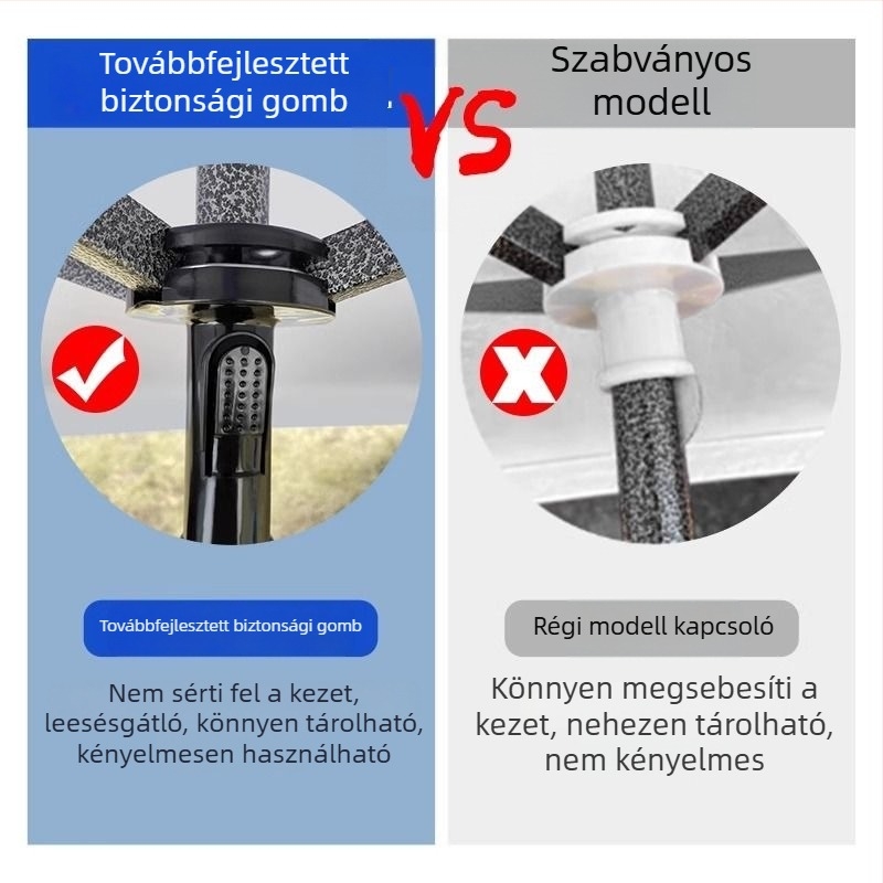 Dőlt szögű árusító stand napernyő, udvarra, UPF50+ UV-védelem, szélálló