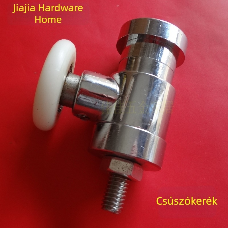 Zuhanykabin görgő kiegészítők üveg tolóajtókhoz, görbült görgők
