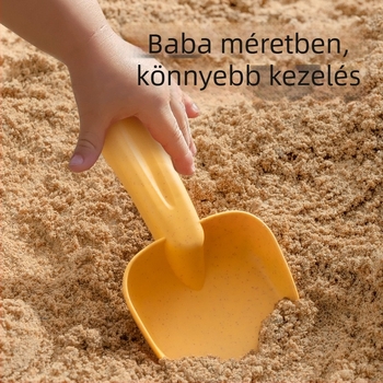 Emperor Gyerekeknek szánt strandjátékok – Homokozó és vízijáték készlet vödörrel és lapáttal, búzaszál anyagból, 0–3 éveseknek