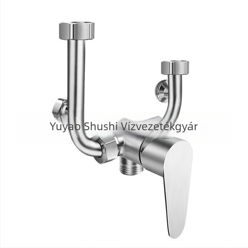 U-alakú keverőcsap elektromos vízmelegítőhöz — 304 rozsdamentes acél, 100°C/0°C, kimenet 20 mm