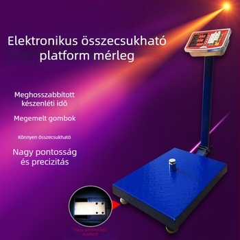 Jinwang elektronikus mérleg 100 kg, 150 kg és 300 kg kapacitásokkal, platform méréshez és számláláshoz