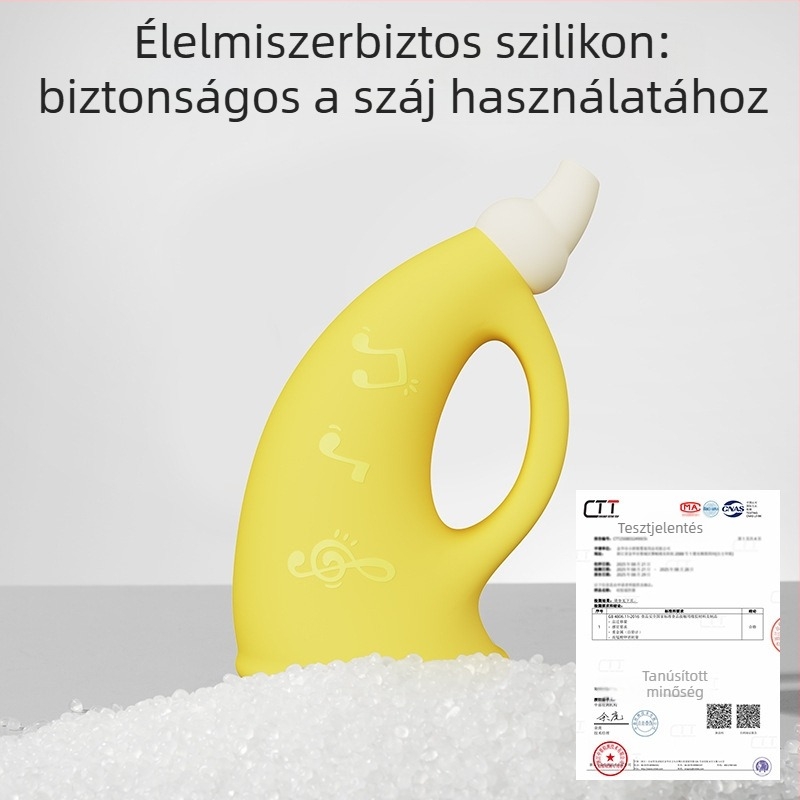 Muzikális játék a korai oktatásban - műanyag anyagból; fejleszti a fogást és az érzékeket; csomagolás: egyedi doboz; 0–3 éveseknek megfelelő