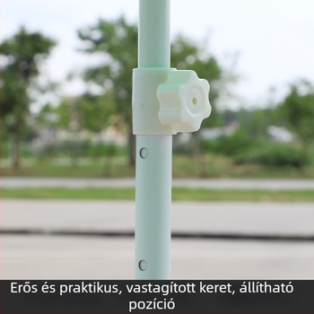 Reklám napernyő logónyomtatással, 8 borda, 210T anyag, UPF>40, kézi nyitás-zárás