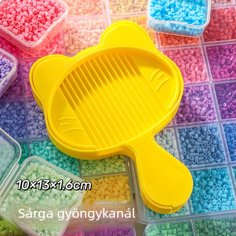 Macskás gyöngy spatula fedéllel, multifunkcionális gyöngykészítő eszköz