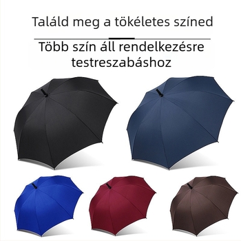 Reklám esernyő személyre szabható logóval, összecsukható parasol, 8 acél borda, 190T anyagú szövet, UPF >50
