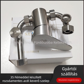 Elektromos vízmelegítő keverő szelep, U-alakú, modell HS-000854, 0,85 MPa, hideg víz 4°C / meleg víz 55°C, áramlás 8 L/min