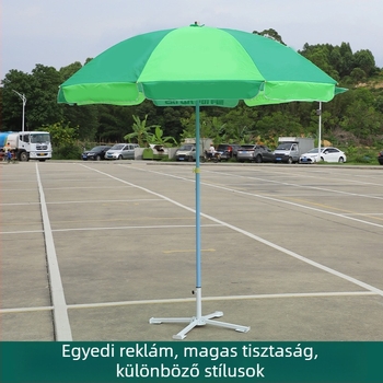 Reklám esernyő 8 vas bordával, poliészter 210T vászon, kézi nyitás, logó nyomtatás elérhető