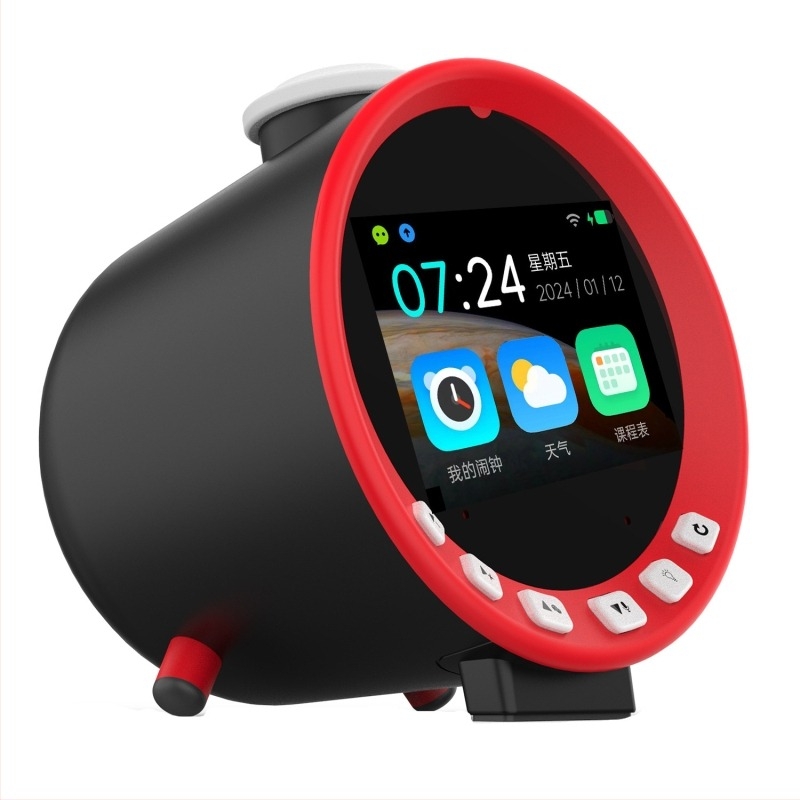 Oktatási célú beszélgető robot ébresztőórával gyermekeknek: Bluetooth, USB töltés, ABS burkolat, 2–4 GB memória, 7–14 éveseknek (Model Z1)