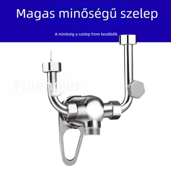 Vízkeverő szelep, teljes réz test, ötvözet fogantyúval; normál nyomás; hideg víz 5°C; forró víz 80°C; típus 35, nagyított modell elektromos és gáztüzelésű vízmelegítőkhez