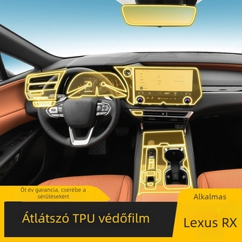 Átlátszó TPU védőfilm a központi kijelzőhöz — Magas és alacsony hőmérsékletnek ellenálló, univerzális kompatibilitás