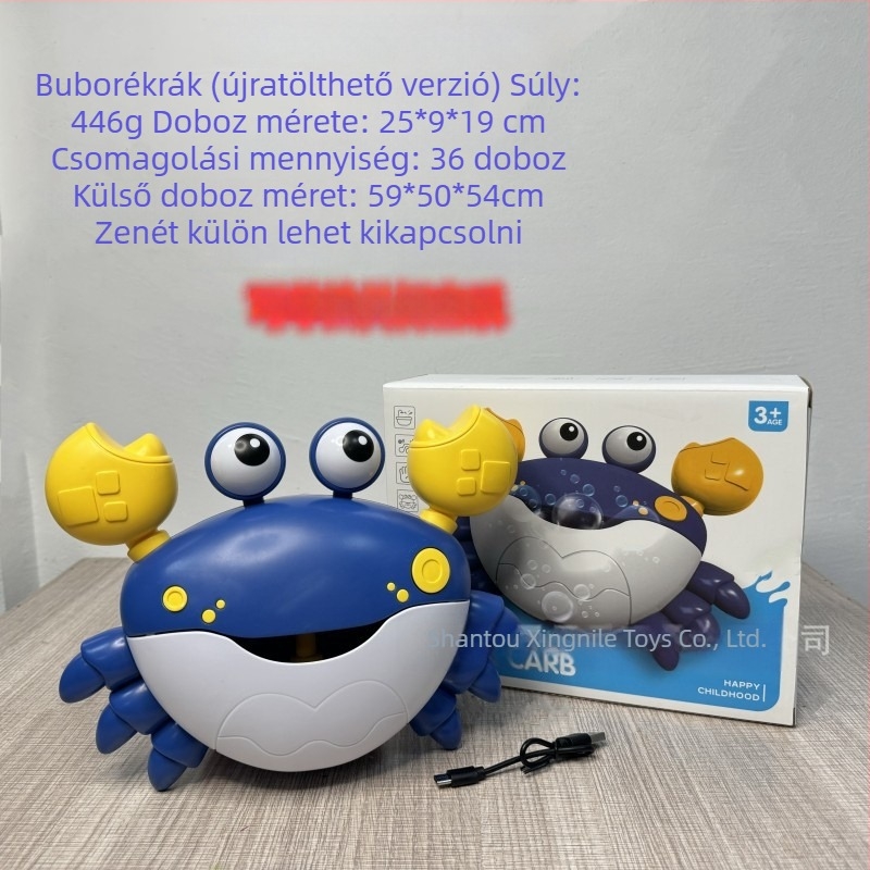 Elektromos vízpermetező fürdőjáték teknős formában, műanyagból, 4–6 éveseknek