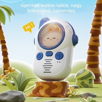 Gyermekek interaktív interkom játék zenével, műanyag testtel, memória nélküli, 4–6 éveseknek