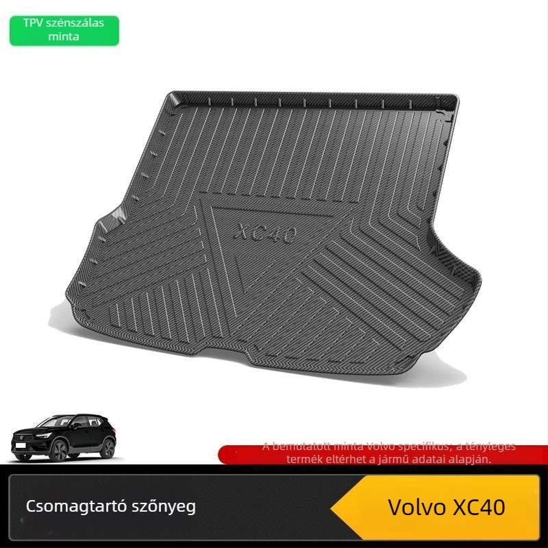 Volvo XC90, S60, L40 és V80 csomagtartó-matrac – 7-üléses belső kiegészítő