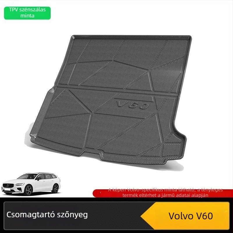 Volvo XC90, S60, L40 és V80 csomagtartó-matrac – 7-üléses belső kiegészítő