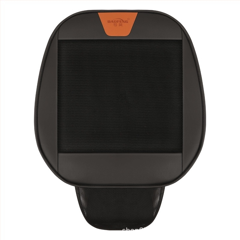 Szellőztetett üléspárna USB-s ventilátorral, 12V/24V kompatibilitás, autóhoz, teherautóhoz és irodához, poliészter felület