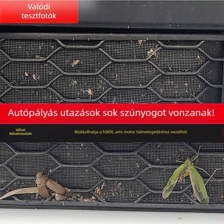 11. generációs Civic elülső radiátor-háló – védelme a kártevők ellen, Diamond Silk; lyukméret 0,2 mm; huzal átmérője 0,2 mm; élettartam 20; márka Yuhu