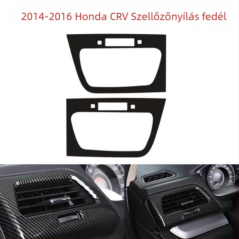 Ditu szénszálas belső dekorációs matrica CR-V 2014–2016-hoz, ragasztó hátlappal