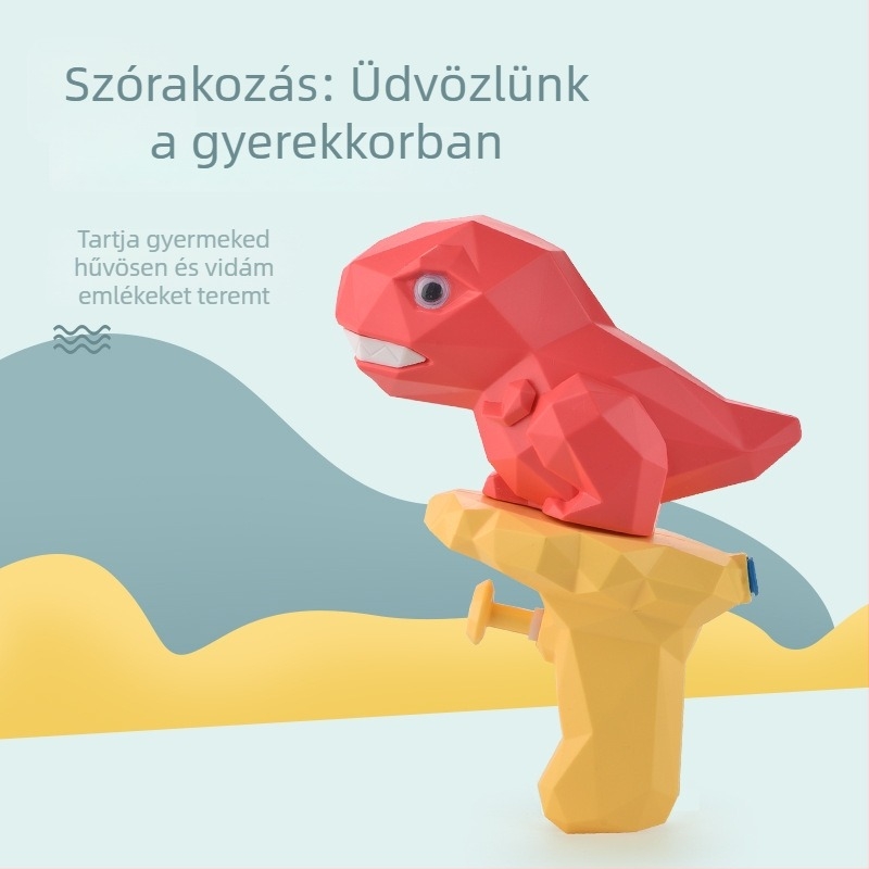 Gyerekek Dino Vízpisztoly – ABS, Vízpermetezés, Vízijáték, 4–6 éveseknek, 3C tanúsítvány 2022182202030086
