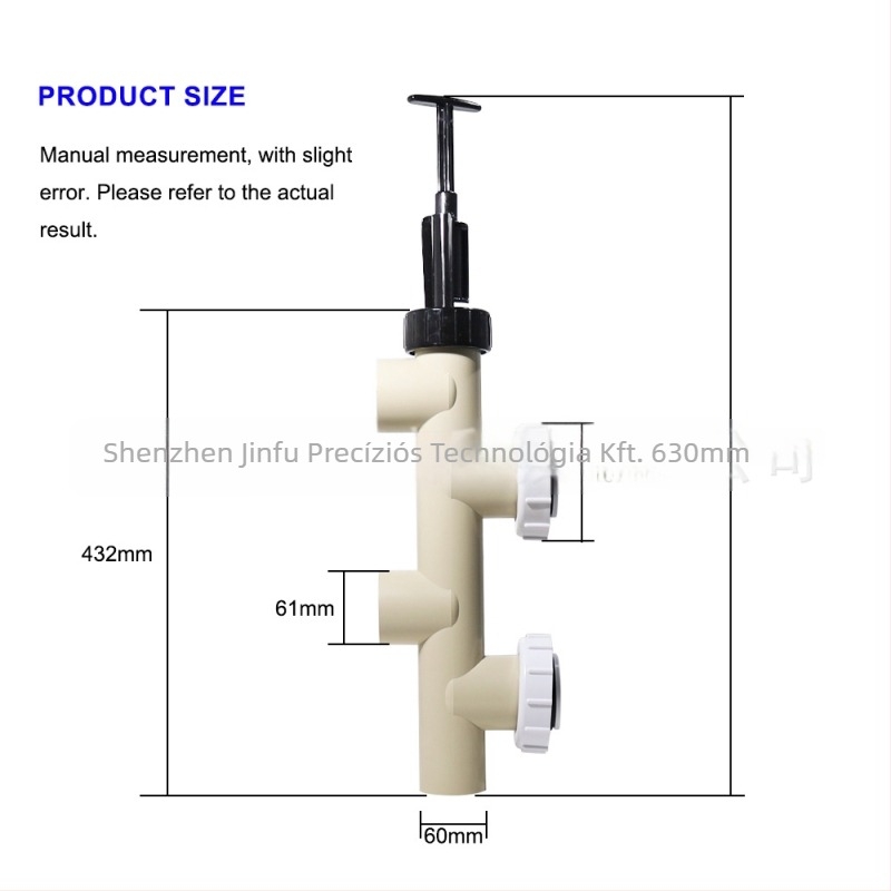 Medence szűrő backwash szelepe – Modell 263064; Kompatibilis Pentair DE-FNS szűrővel; Márka Spunky