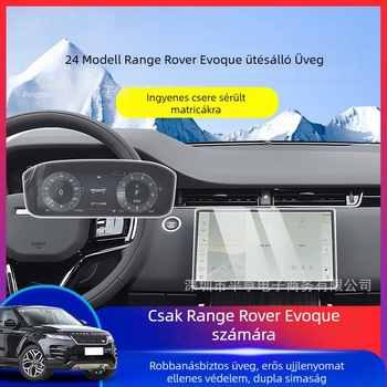Chiwick TPU műszerfal védőfólia Range Rover Evoque számára, 24 modellhez kompatibilis, ujjlenyomat-mentes