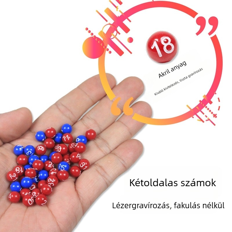 Elektromos lottó számkeverő és számkiválasztó — hat szelvényes gép, 3 modell
