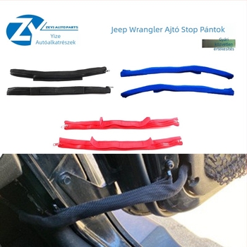 Wrangler ajtókorlátozó pánt, csuklóhoz rögzítés, fonott kötél módosításhoz, CJ/YJ/JK/KL 97-25