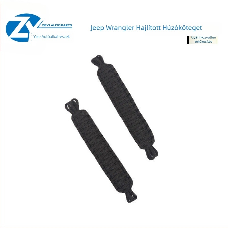 Wrangler ajtókorlátozó pánt, csuklóhoz rögzítés, fonott kötél módosításhoz, CJ/YJ/JK/KL 97-25