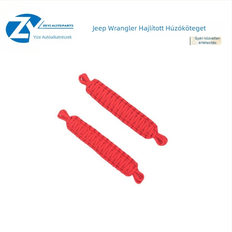 Wrangler ajtókorlátozó pánt, csuklóhoz rögzítés, fonott kötél módosításhoz, CJ/YJ/JK/KL 97-25