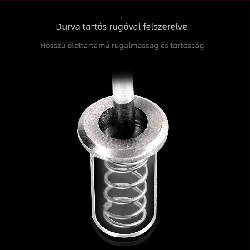 Porvédő cső ajtózárhoz, 304 rozsdamentes acél, csiszolt felület, Ø13 mm csap, modell Rda-26