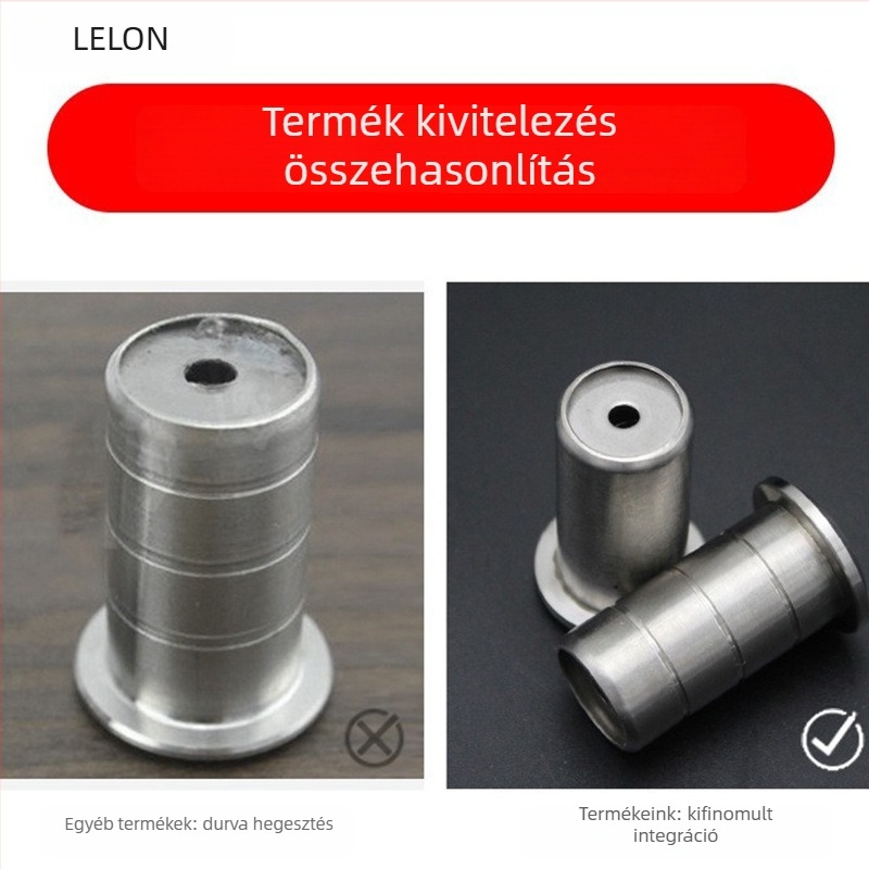 Porvédő cső ajtózárhoz, 304 rozsdamentes acél, csiszolt felület, Ø13 mm csap, modell Rda-26