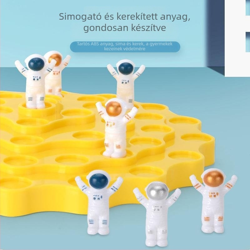 Űrhajós egyensúlyozó játék – oktató, interaktív családi játék beltéri és kültéri használatra (4–6 éveseknek)
