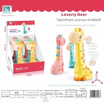 Korai oktatási mesés játék — zene és hangok, műanyag kivitel, elemmel működik, Hengjia, 0–3 éveseknek