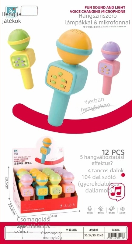 Korai oktatási mesés játék — zene és hangok, műanyag kivitel, elemmel működik, Hengjia, 0–3 éveseknek