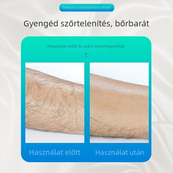 Testi epilátor üveg fejjel, kézi működés, ABS + nano üveg, az alkarra és a lábakra, tisztítás vízzel