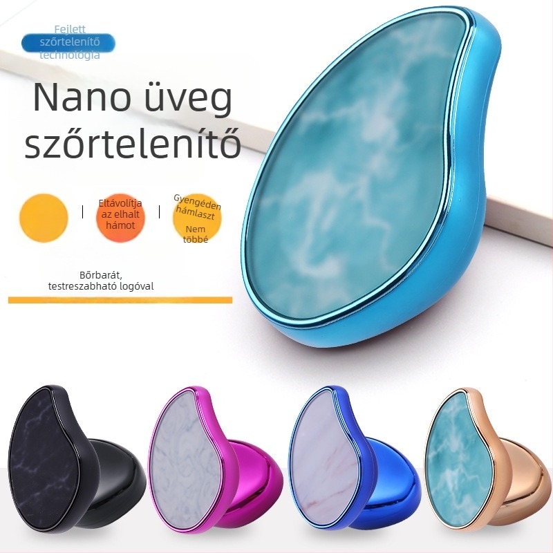 Testi epilátor üveg fejjel, kézi működés, ABS + nano üveg, az alkarra és a lábakra, tisztítás vízzel