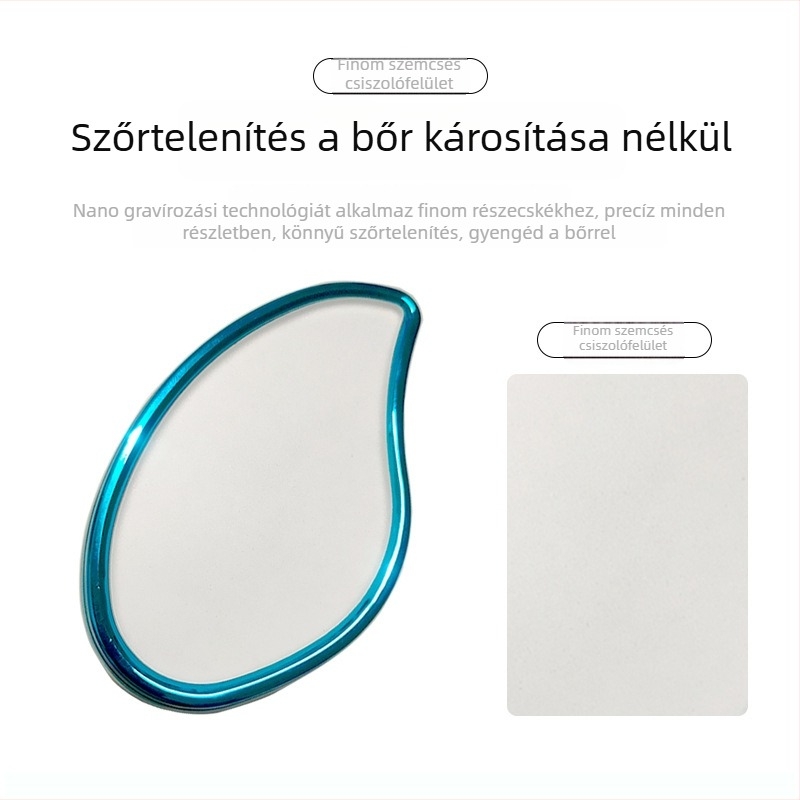 Testi epilátor üveg fejjel, kézi működés, ABS + nano üveg, az alkarra és a lábakra, tisztítás vízzel