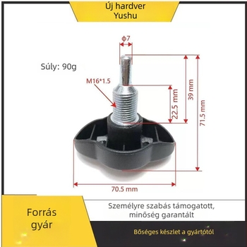 M16 ülésállító csap kerékpár edzéséhez – húzócsap, galvanizált acél, A1 minőség, Gb/t119.1/119.2