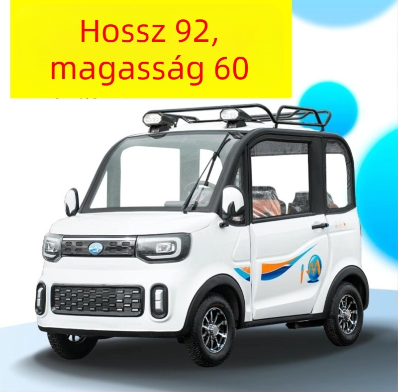 Zárt öregkori elektromos robogóhoz árnyékoló függöny pollen- és szúnyoghálóval – három- vagy négyrészes elektromos modellhez