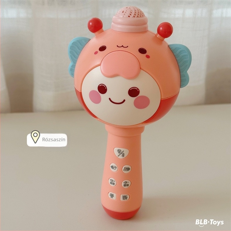 BLB Gyermek Echo Mikrofonnal Karaoke Játék, Bluetooth, USB töltés, Műanyag test, 4–6 éveseknek