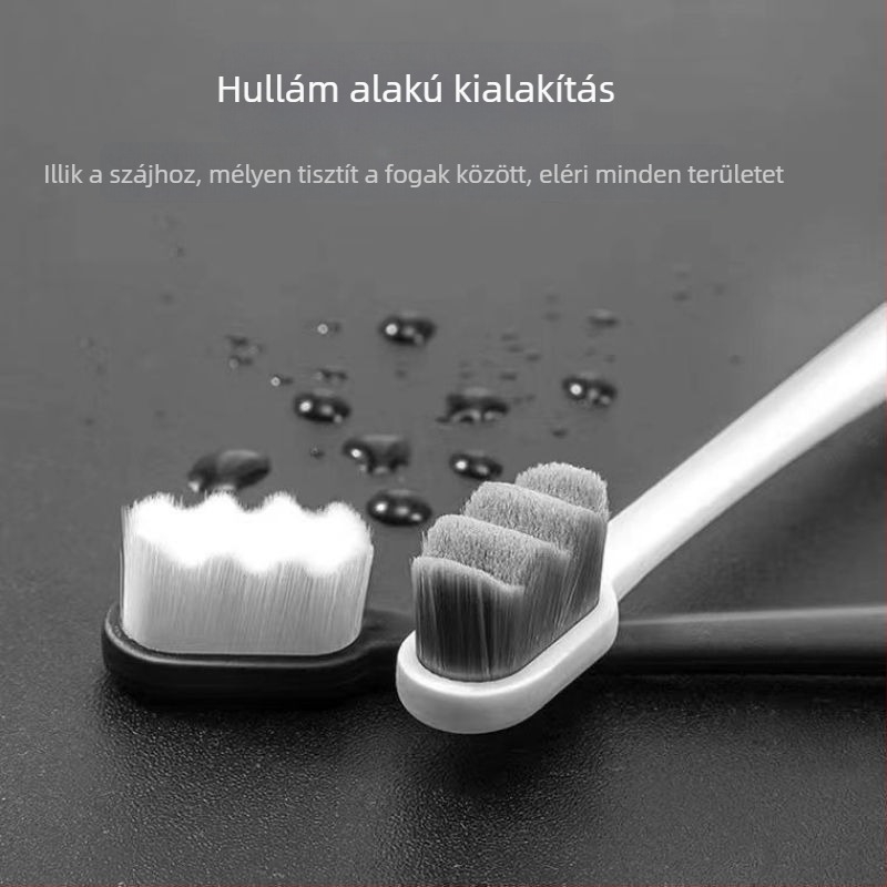 Interdentális ecset – lágy nano szálakkal a mély tisztításért, ultra vékony, egyszer használatos, felnőtteknek