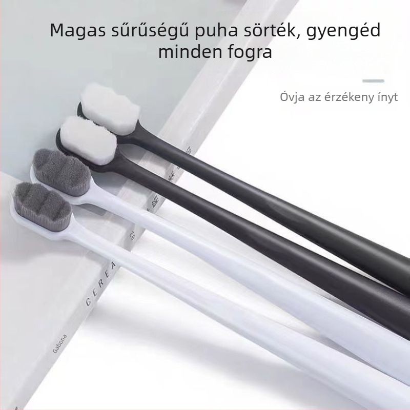 Interdentális ecset – lágy nano szálakkal a mély tisztításért, ultra vékony, egyszer használatos, felnőtteknek