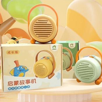 Óvoda- és előkészítő mesemondó gép Bluetooth, MP3 lejátszás (újratölthető LiPo akkumulátor; 2–4 GB memória; 4–6 éveseknek)