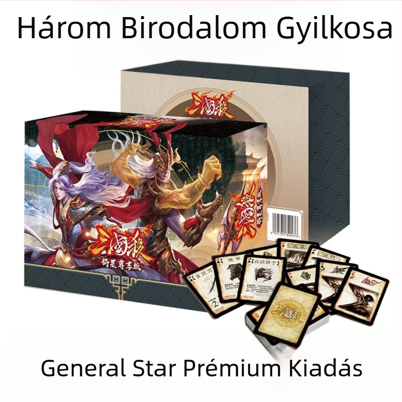 Three Kingdoms Kill kártyajáték — hivatalos kiadás, luxus nagy doboz, anyag: papír, 15–35 éveseknek, ideális összejövetelekhez