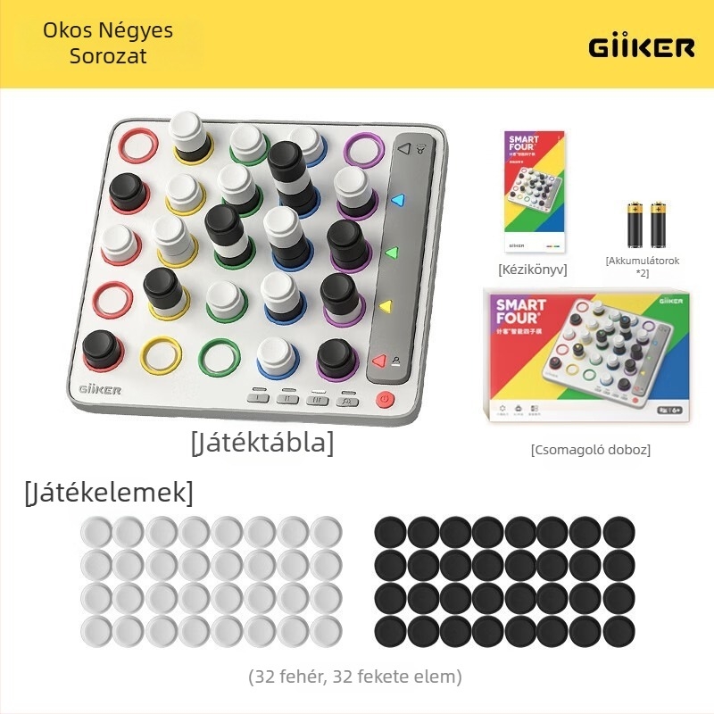 Giiker Rainbow Összerakható oktatási játék gyerekeknek — ABS, 7–14 évesek, fejleszti a logikus gondolkodást és a kézügyességet