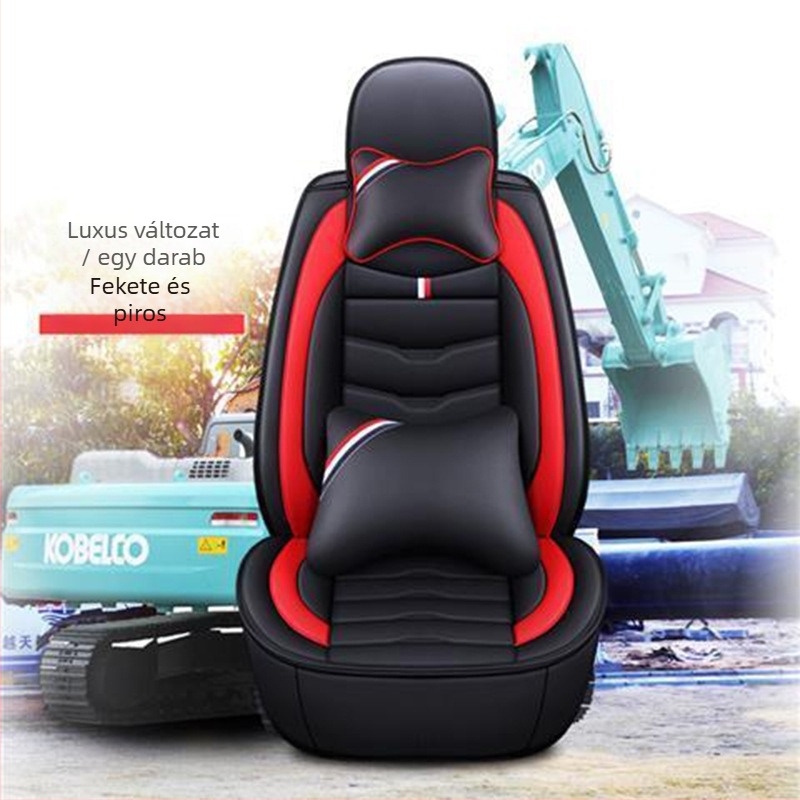 Exkavátor ülésvédő huzat – univerzális modell, kompatibilis Caterpillar, Kobelco, Hitachi, Sumitomo, Sany, Doosan, Daewoo, XCMG