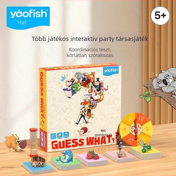 Kártyákból álló puzzle társasjáték – verbális kifejezés, szülő-gyermek interakció, interaktív játék, papíralapú anyag